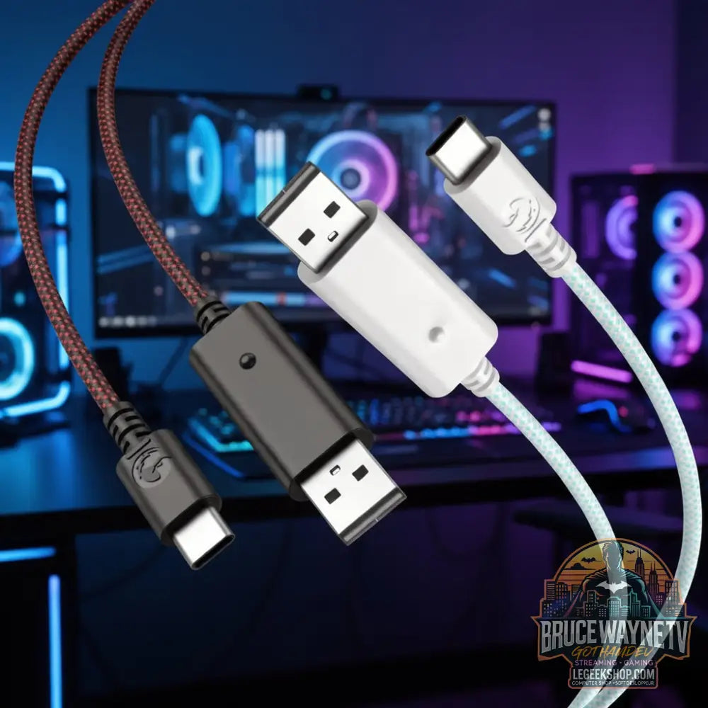 Câble tressé en nylon GameSir 3m — produit geek, vue 19, LeGeekShop