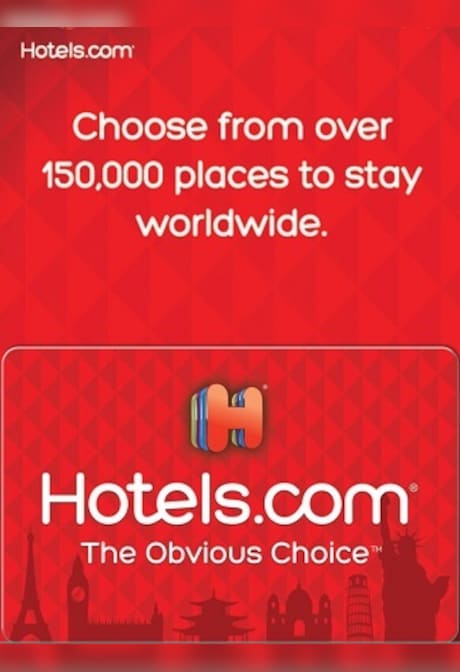 Hotels.com Gift Card 150 USD - Hotels.com Key - GLOBAL
