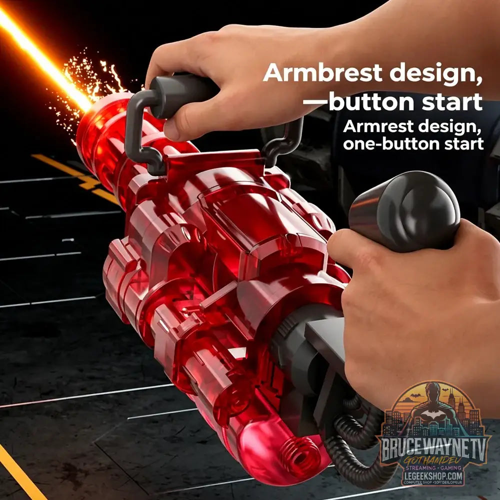 Canon à Eau Gatling Automatique Rotatif, Haute Pression - Jouet Extérieur