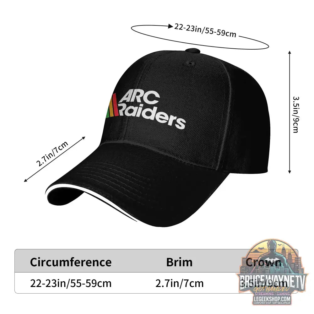 Casquette Arc Raiders Baseball Hip Hop Unisexe Réglable - Casquette