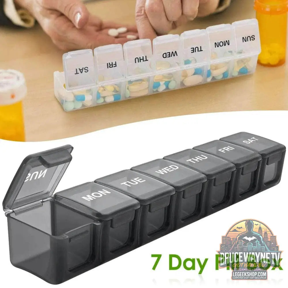 💊 Boîte à Pilules Hebdomadaire et Mensuelle – 7/14/28 Jours | Organisateur de Médicaments - Legeekshop