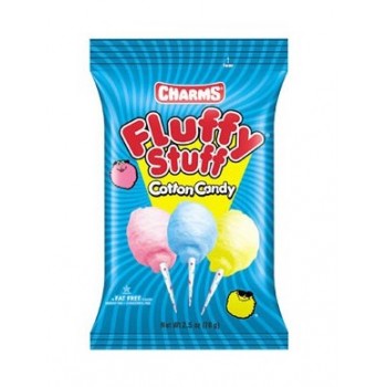 Charms Fluffy Stuff Barbe à Papa Cotton Candy 71 Gr x 24