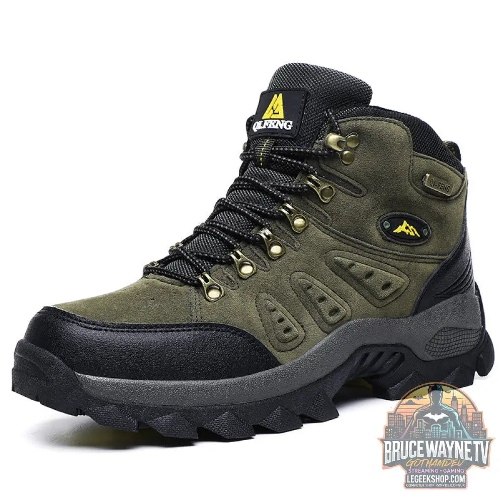 Chaussures Randonnée Montantes Imperméables Outdoor - Army Green / 36 - Chaussures Randonnée