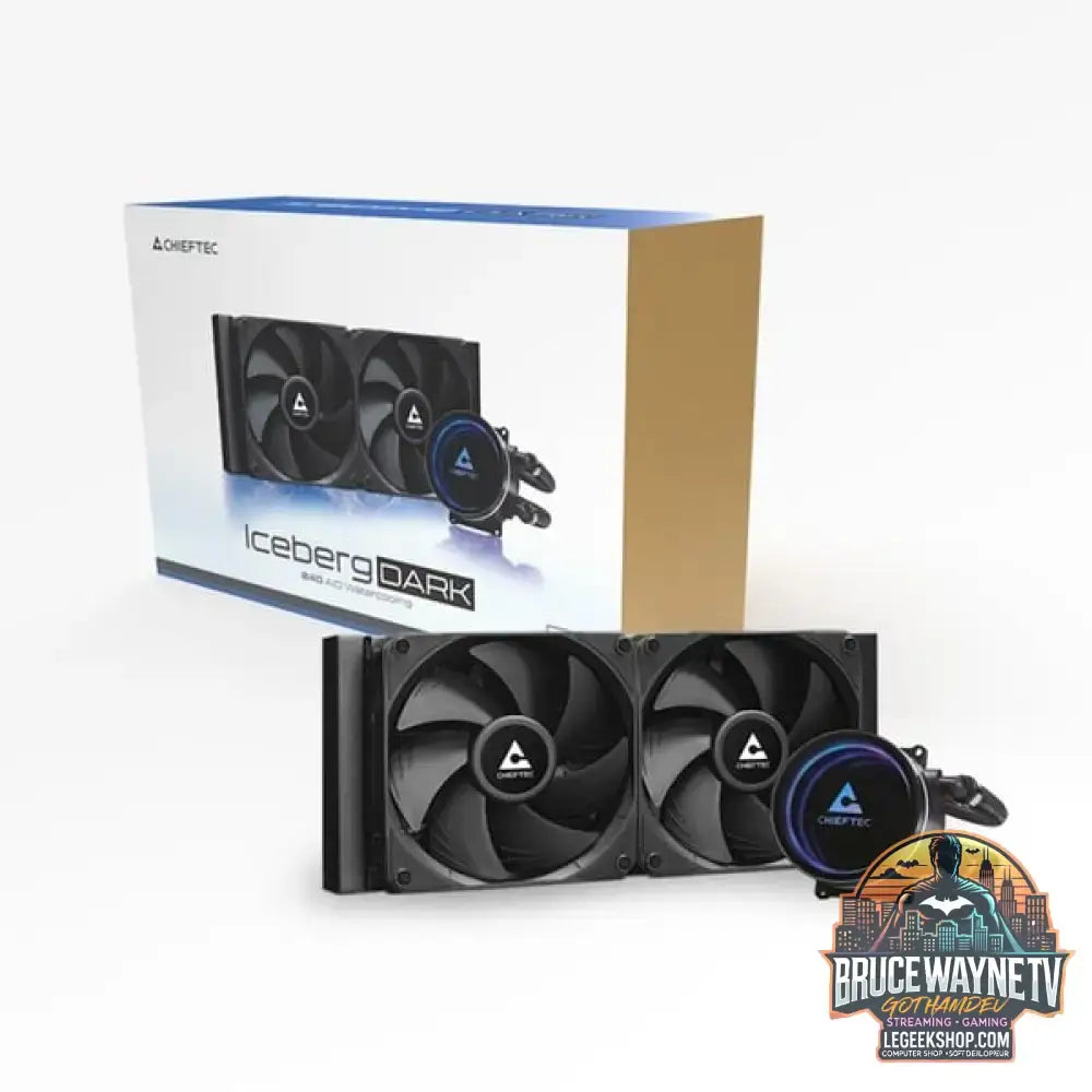 Chieftec ICEBERG 240 DARK, Wasserkühlung schwarz - Chieftec - vue 6