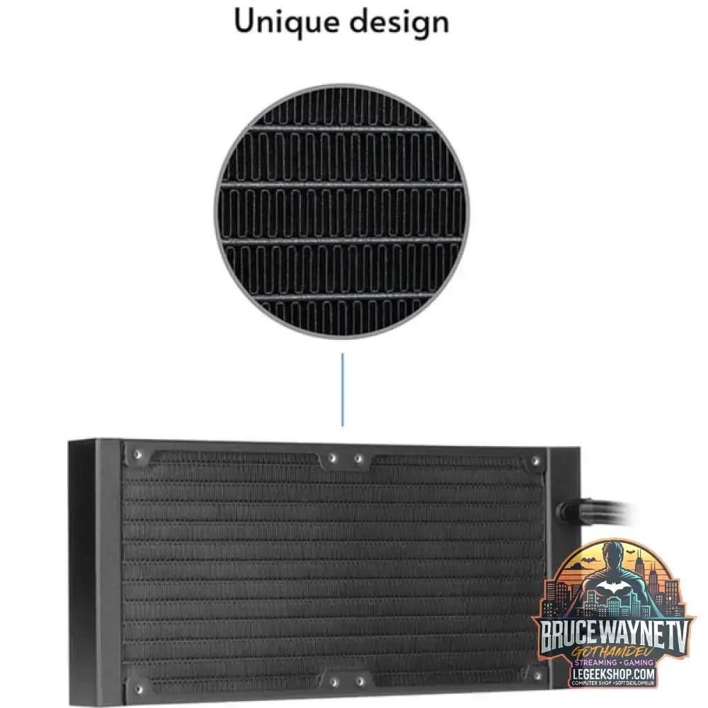 Chieftec ICEBERG 240 DARK, Wasserkühlung schwarz - Chieftec - vue 10