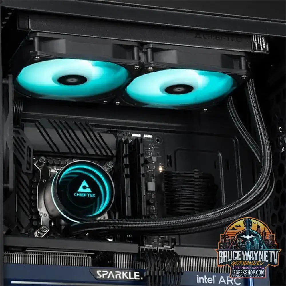 Chieftec ICEBERG 240 RGB, Wasserkühlung schwarz - Chieftec - vue 7