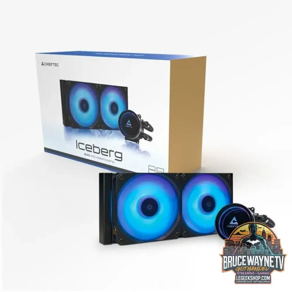 Chieftec ICEBERG 240 RGB, Wasserkühlung schwarz - Chieftec - vue 6
