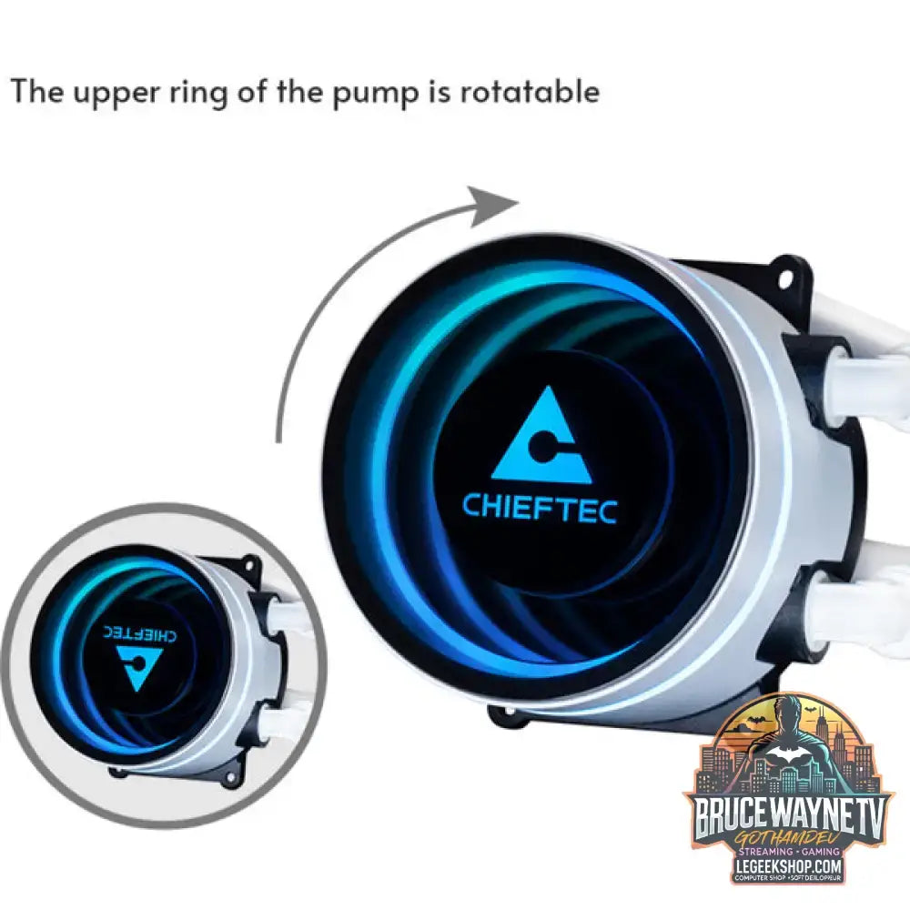 Chieftec ICEBERG 360 RGB, Wasserkühlung weiß - Chieftec - vue 7