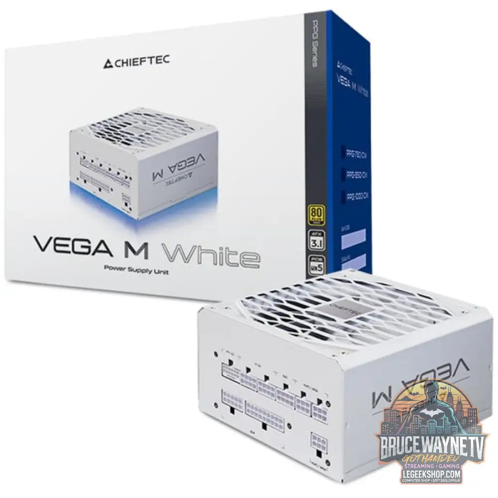 Chieftec Vega M 850W White, alimentation PC - Chieftec - vue 7