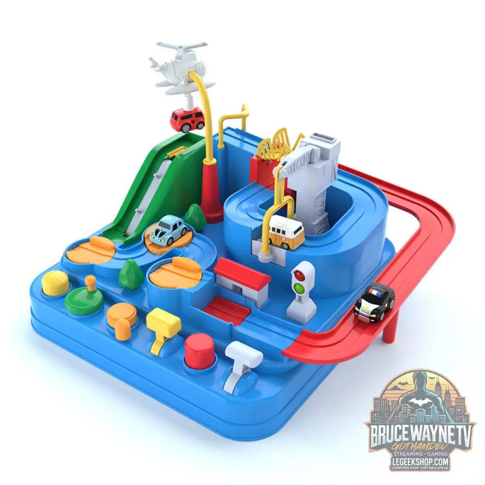 Circuit Voitures Parking Rails Aventure Jouet Enfant Piste - Jouet Circuit