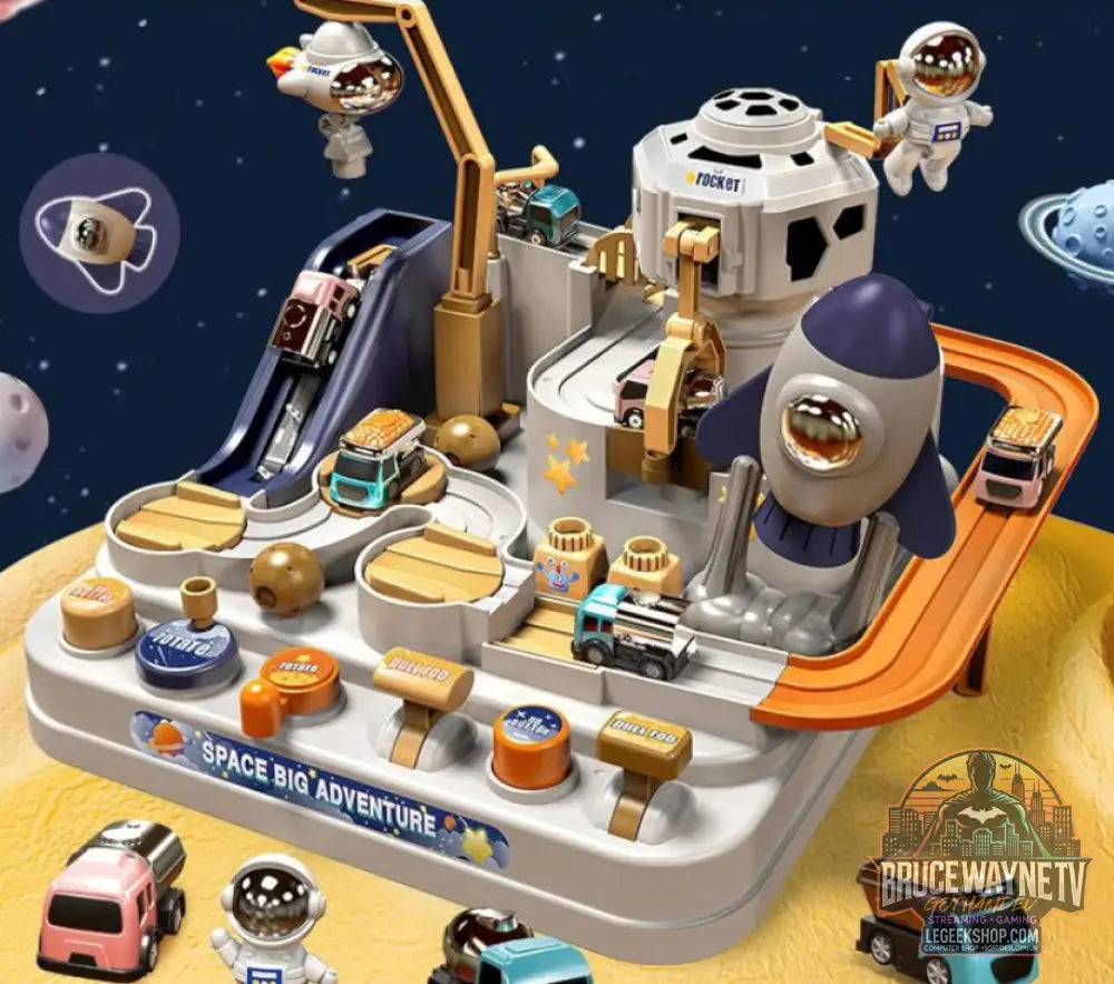 Circuit Voitures Parking Rails Aventure Jouet Enfant Piste - 555 2 - Jouet Circuit
