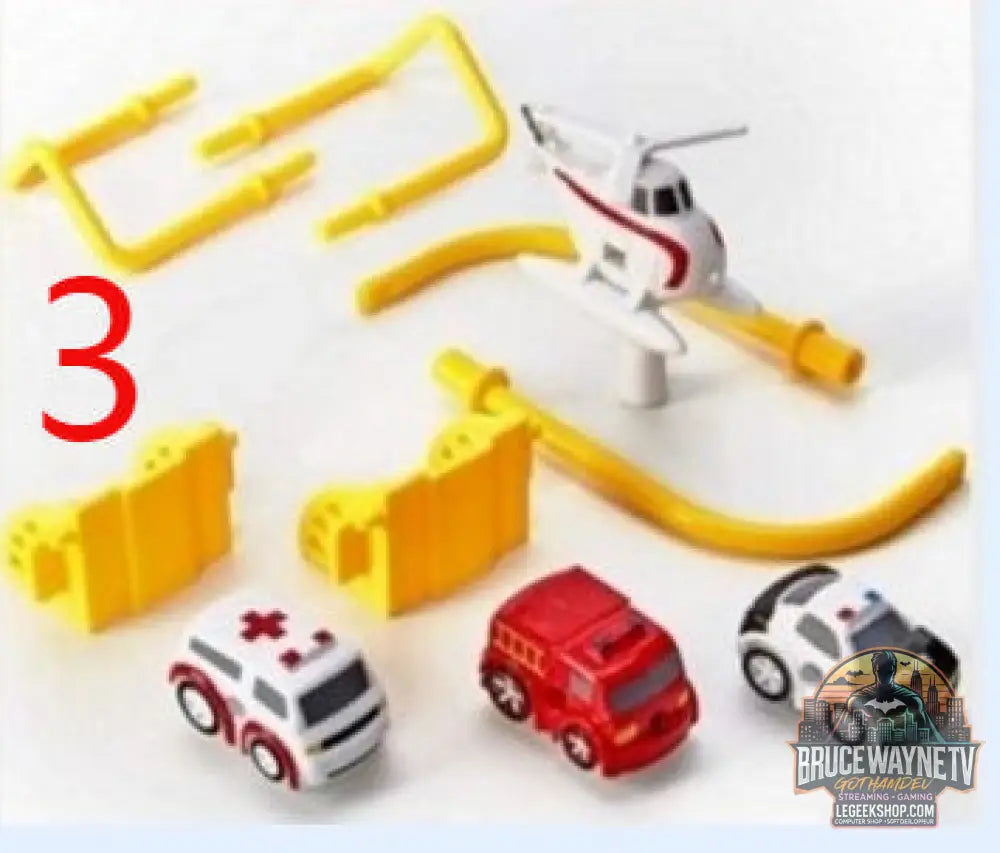 Circuit Voitures Parking Rails Aventure Jouet Enfant Piste - Accessories Three Set - Jouet Circuit