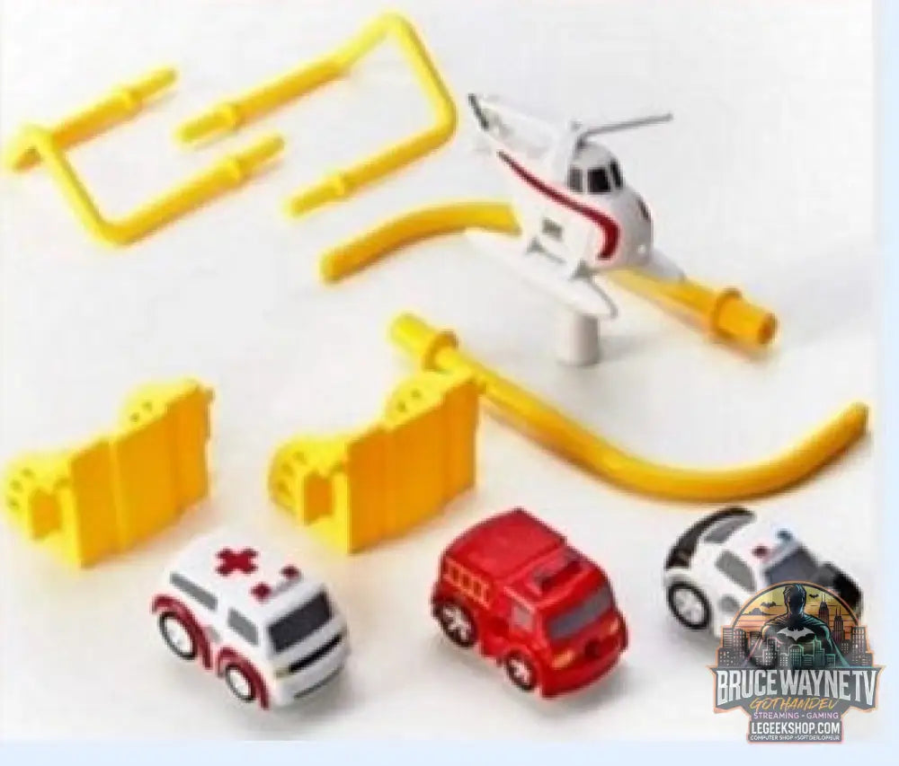 Circuit Voitures Parking Rails Aventure Jouet Enfant Piste - Accessories Set - Jouet Circuit