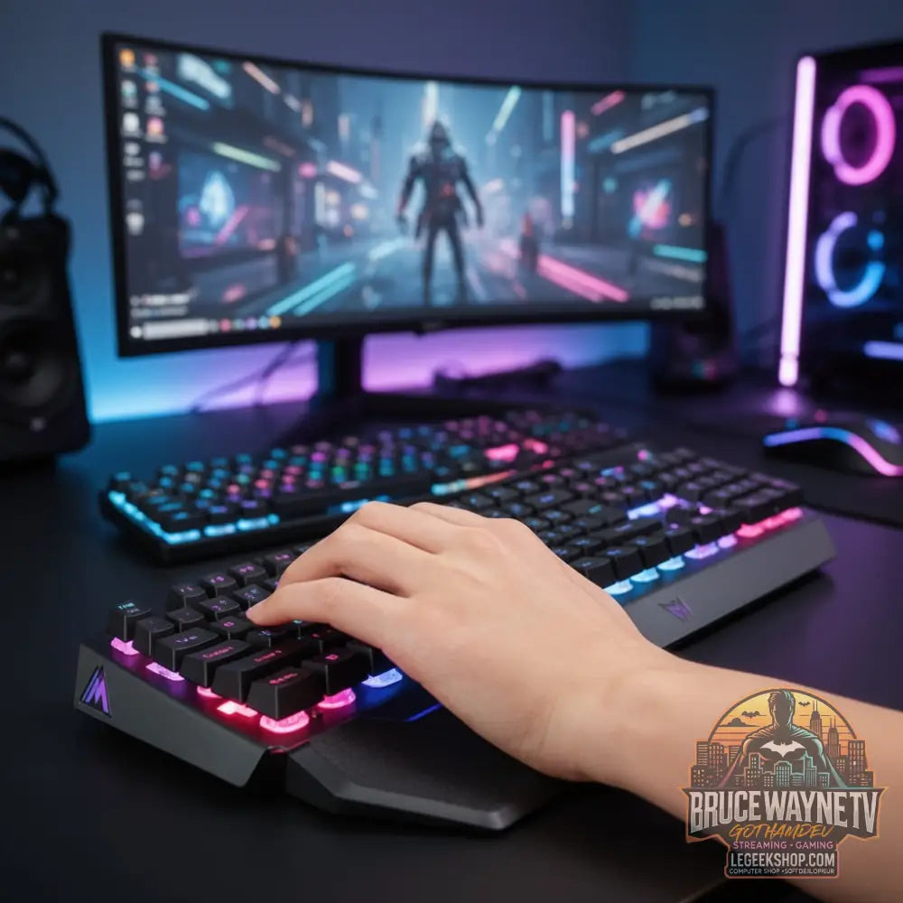 Clavier Gaming M — Clavier Gaming, vue 4, LeGeekShop