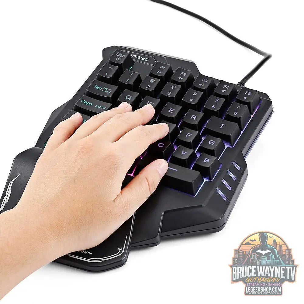 Clavier Gaming Mécanique Une Main RGB Portable Mini - G30 - Clavier Gaming
