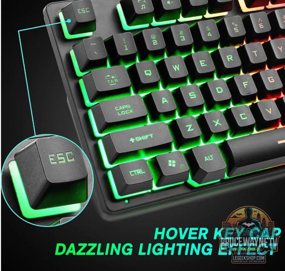Clavier Mécanique Gaming RGB Rétroéclairé Pro Gamer - Keyboard - Clavier Gaming