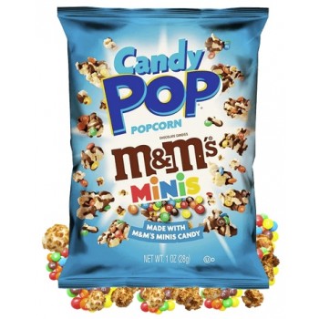 Candy Pop M&Ms Mini Popcorn 149 Gr x 12