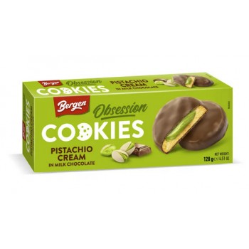Cookies Pistachio Cream Milk Choc 128 Gr x 18