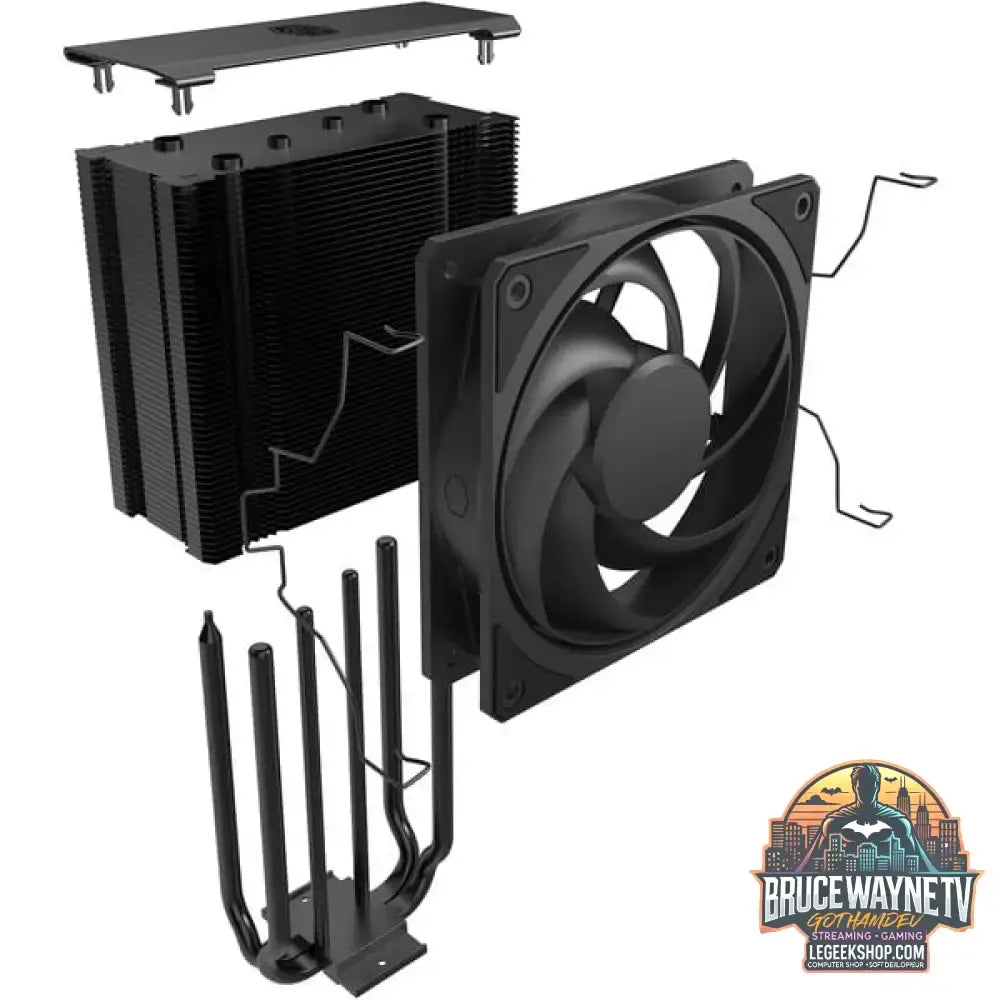 Cooler Master GIGABYTE Hyper 212 3DHP, CPU-Kühler schwarz, 120 mm - Cooler Master - vue 9