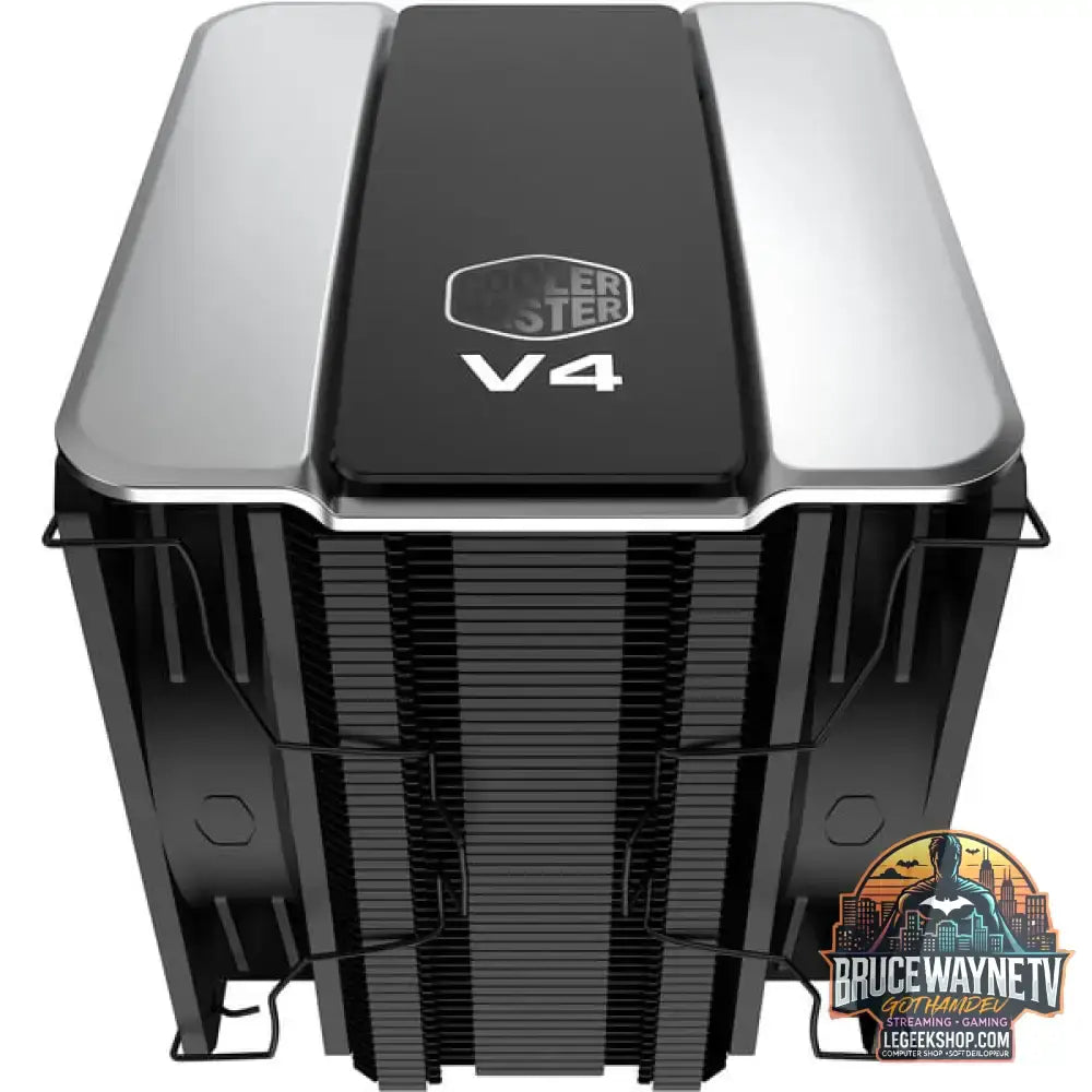 Cooler Master V4 ALPHA 3DHP, CPU-Kühler schwarz/silber, 120 mm - Cooler Master - vue 2