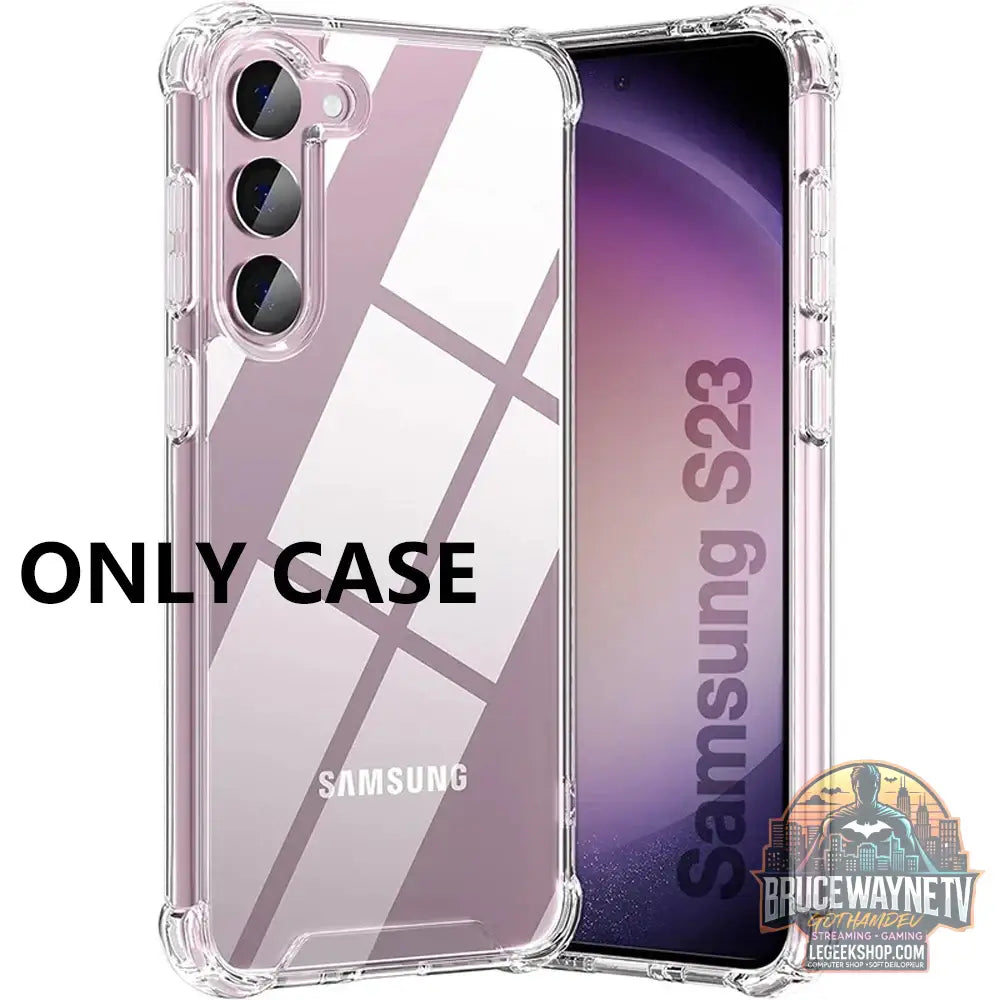 Coque Transparente Samsung Galaxy - Silicone Antichoc Ultra-Claire - Clair / S23 - Coque Téléphone