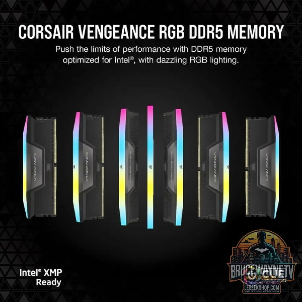 Corsair DIMM 32 GB DDR5-6000 (2x 16 GB) Dual-Kit, Arbeitsspeicher - Corsair - vue 3