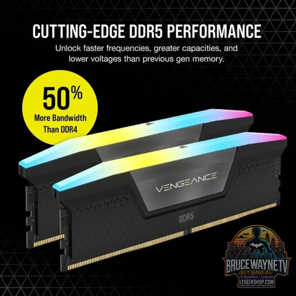 Corsair DIMM 32 GB DDR5-6000 (2x 16 GB) Dual-Kit, Arbeitsspeicher - Corsair - vue 4