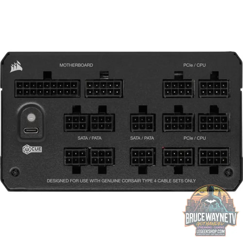 Corsair HX1000i 1000W, alimentation PC - Corsair - vue 7