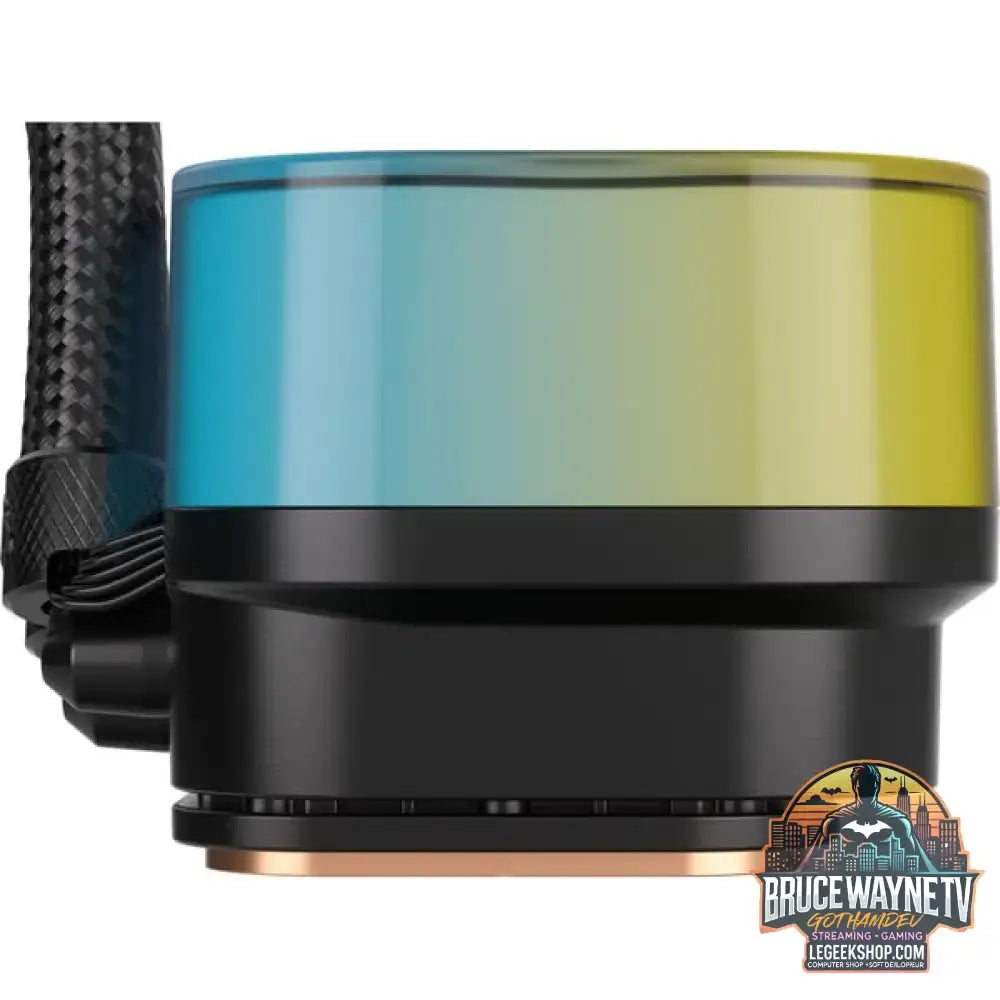 Corsair iCUE LINK H100i RGB, Wasserkühlung schwarz - Corsair - vue 7