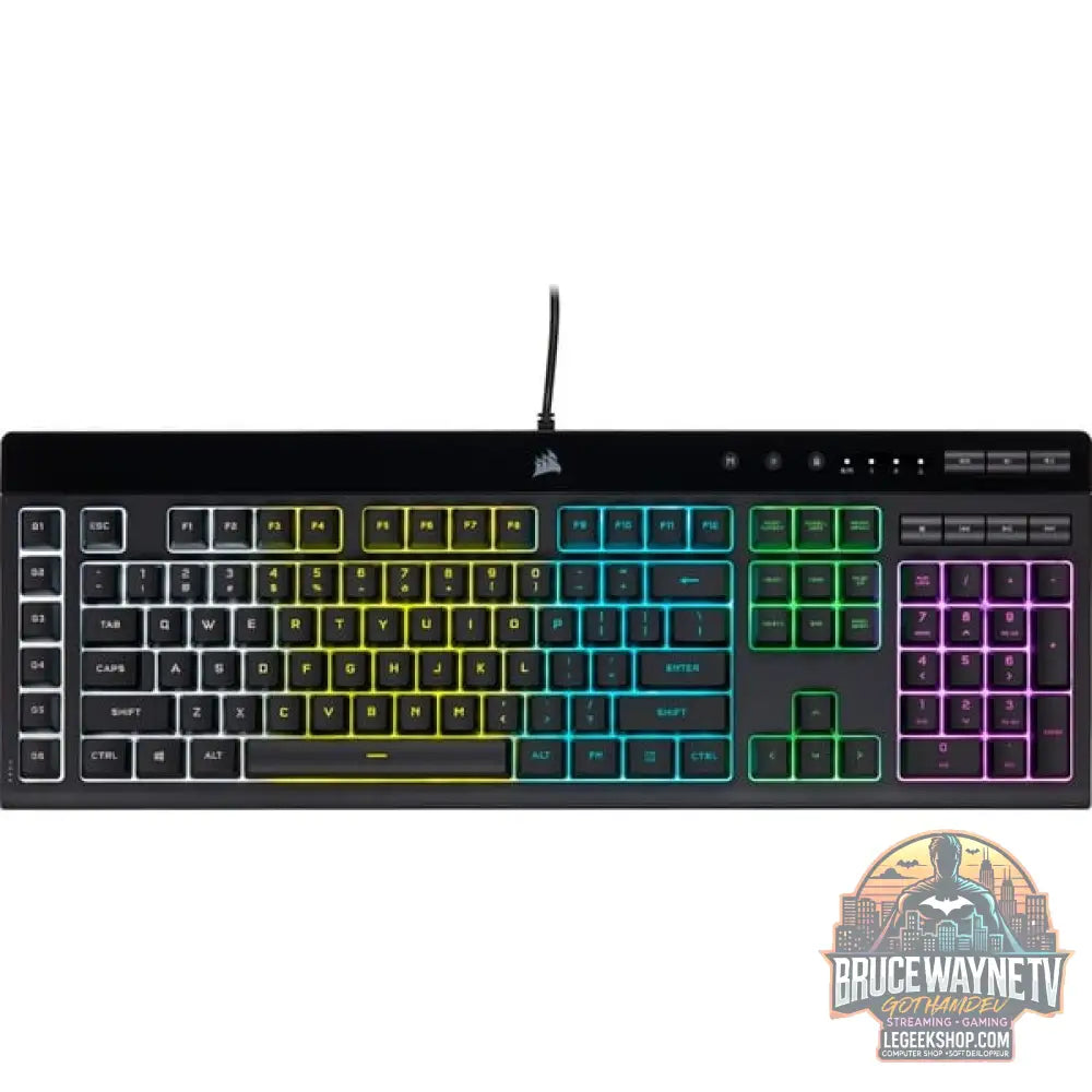 Corsair K55 RGB PRO, clavier gaming - vue 4