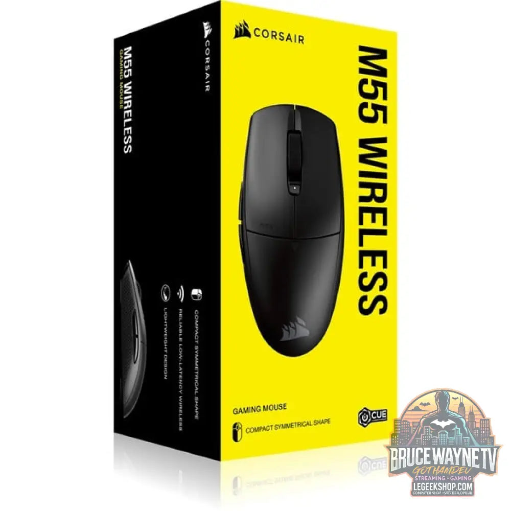 Corsair M55 Wireless, souris gaming - vue 7