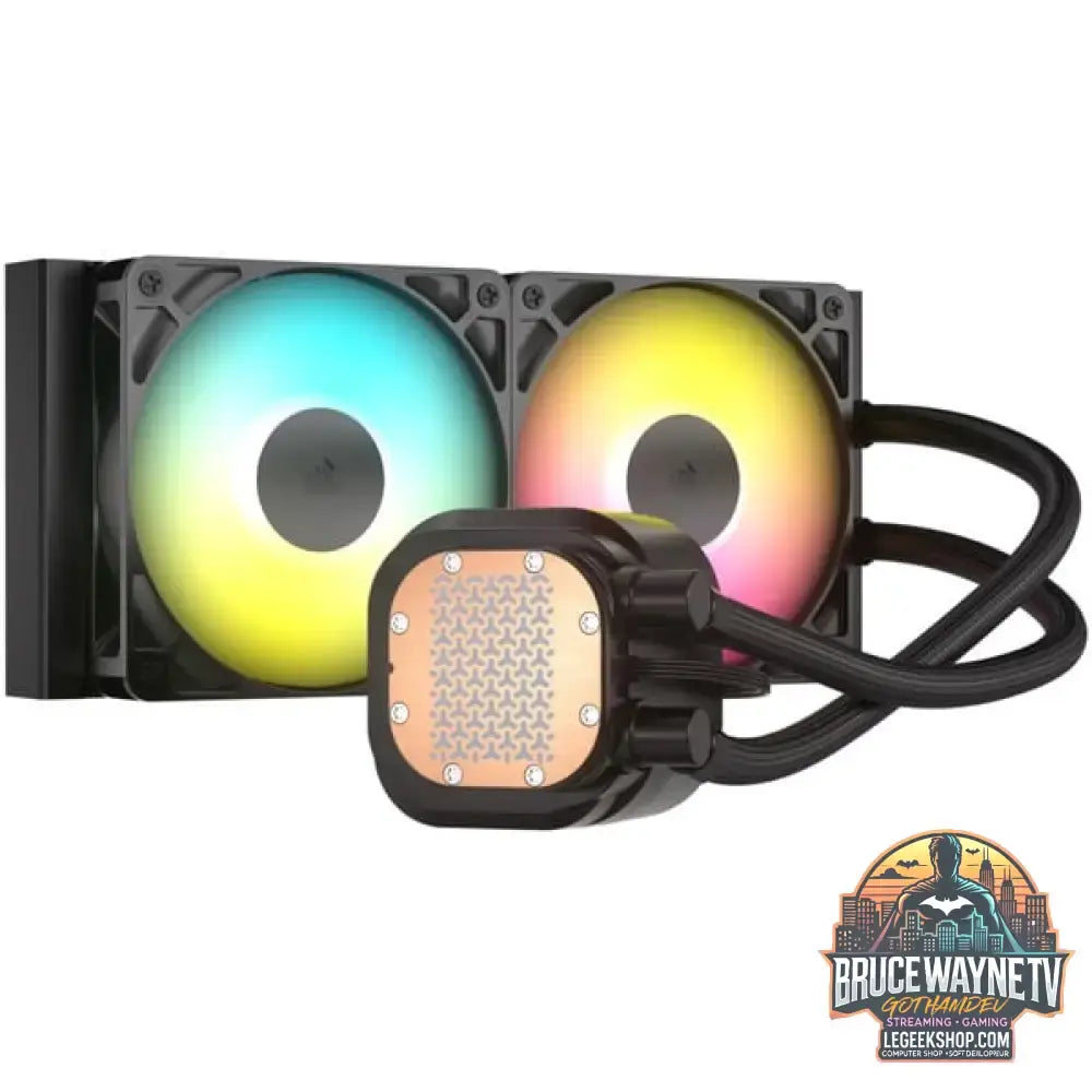 Corsair NAUTILUS 240 RS ARGB, Wasserkühlung schwarz - Corsair - vue 3