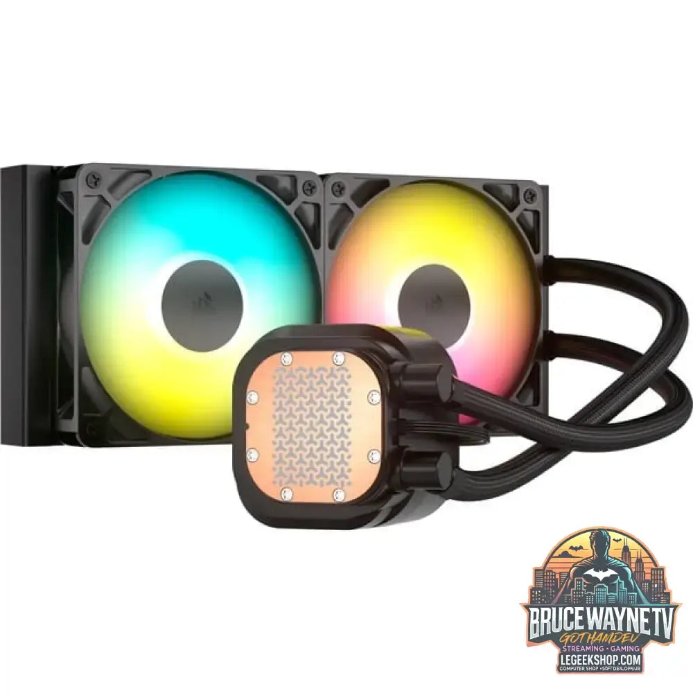 Corsair NAUTILUS 240 RS ARGB, Wasserkühlung schwarz - Corsair - vue 2