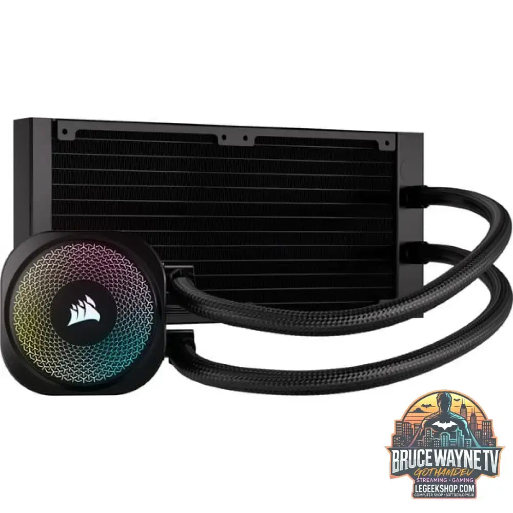 Corsair NAUTILUS 240 RS ARGB, Wasserkühlung schwarz - Corsair - vue 3