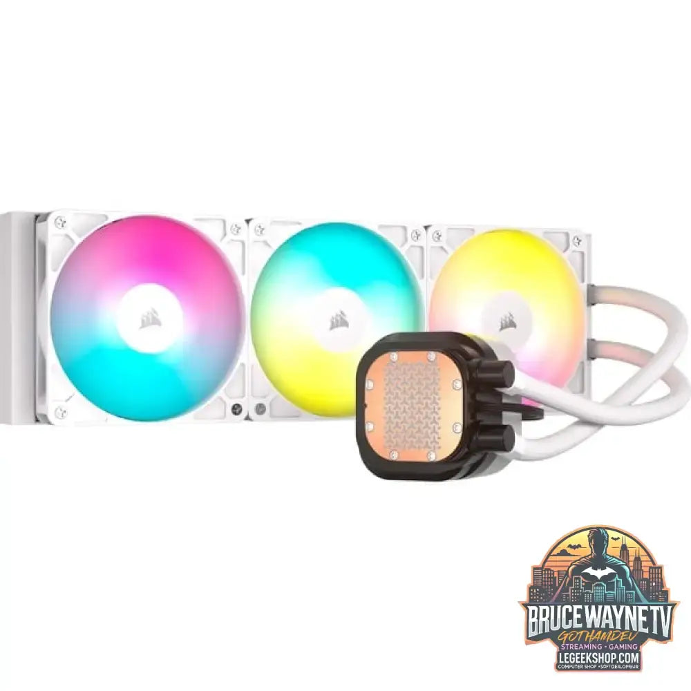 Corsair NAUTILUS 360 RS ARGB, Wasserkühlung weiß - Corsair - vue 2
