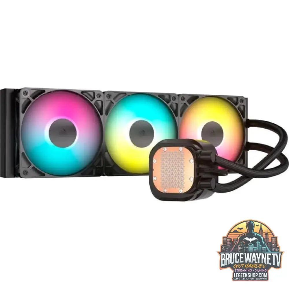 Corsair NAUTILUS 360 RS ARGB, Wasserkühlung schwarz - Corsair - vue 2