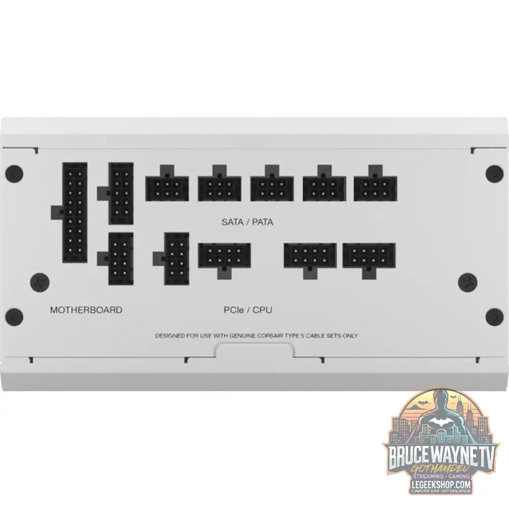 Corsair RM850x 80 PLUS Gold White, alimentation PC - Corsair - vue 10