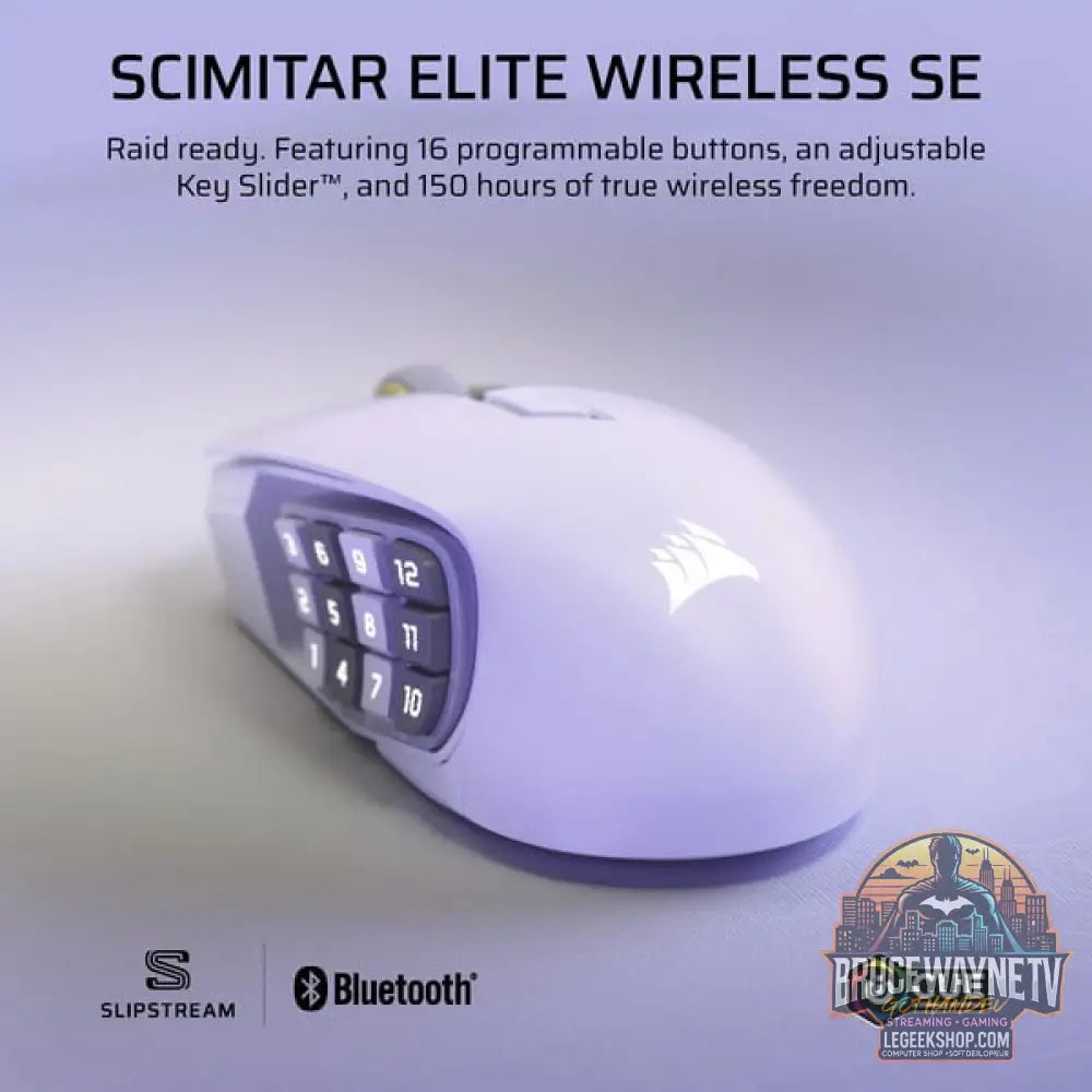 Corsair SCIMITAR Elite Wireless SE, souris gaming - vue 2