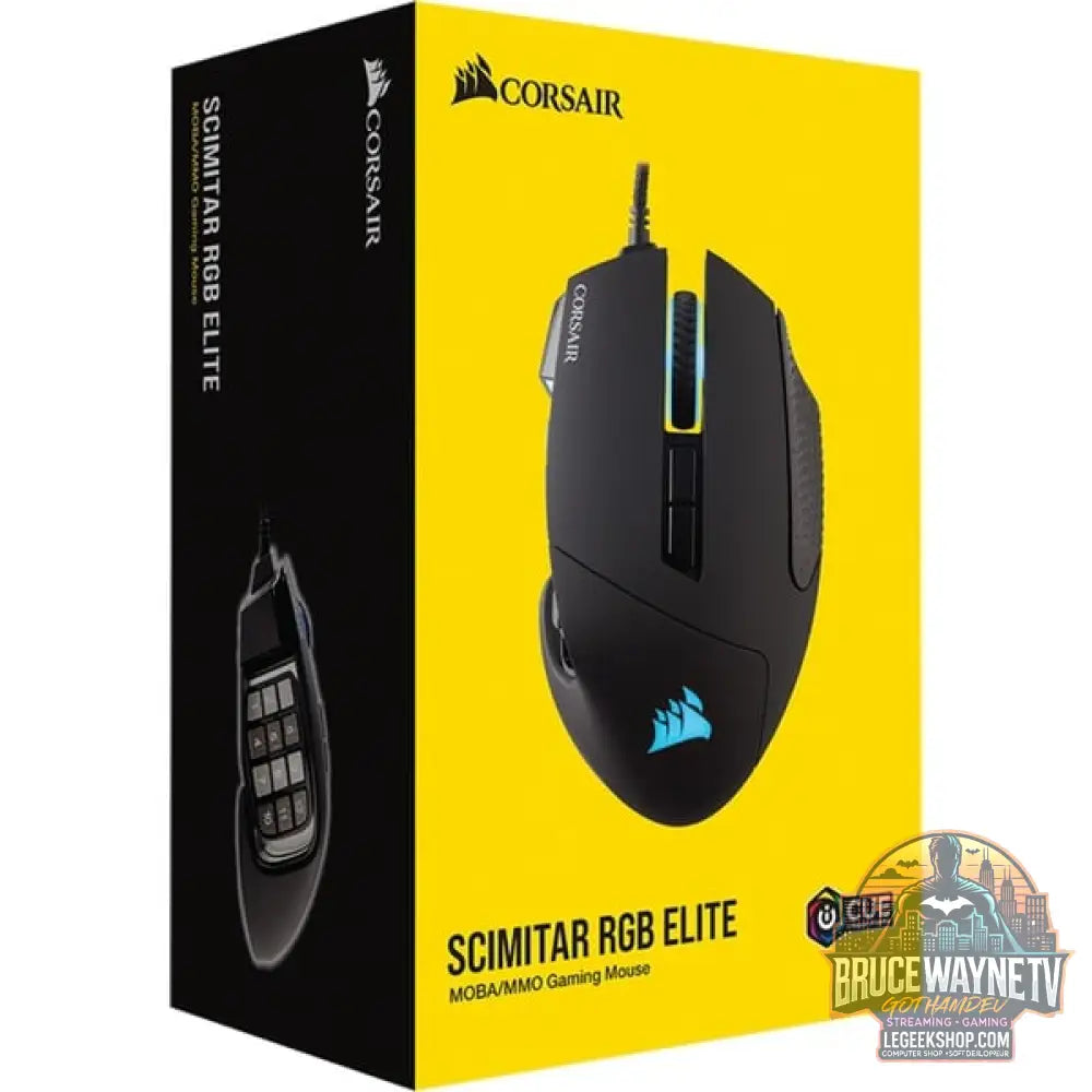 Corsair SCIMITAR RGB ELITE, souris gaming - vue 26