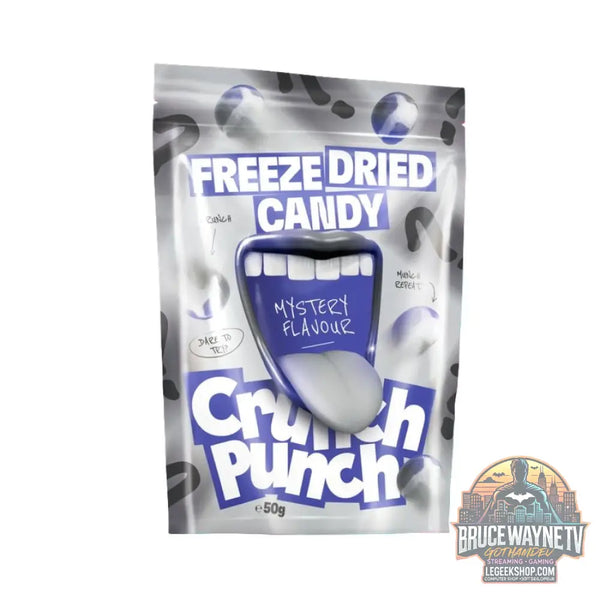 Crunch Punch Mystery Flavour Freeze Dried bonbons lyophilisés aux goûts mystérieux de 50 g (Pack de 15) - Snacks &