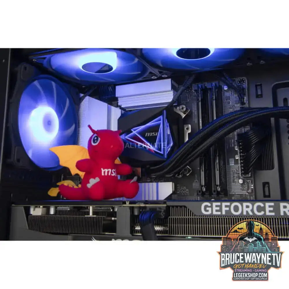 Custom PC Series • Blue Lucky Elements, Gaming-PC — vue 4