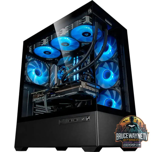 Custom PC Series • Blue Thunder Elements Gaming-PC — vue 2
