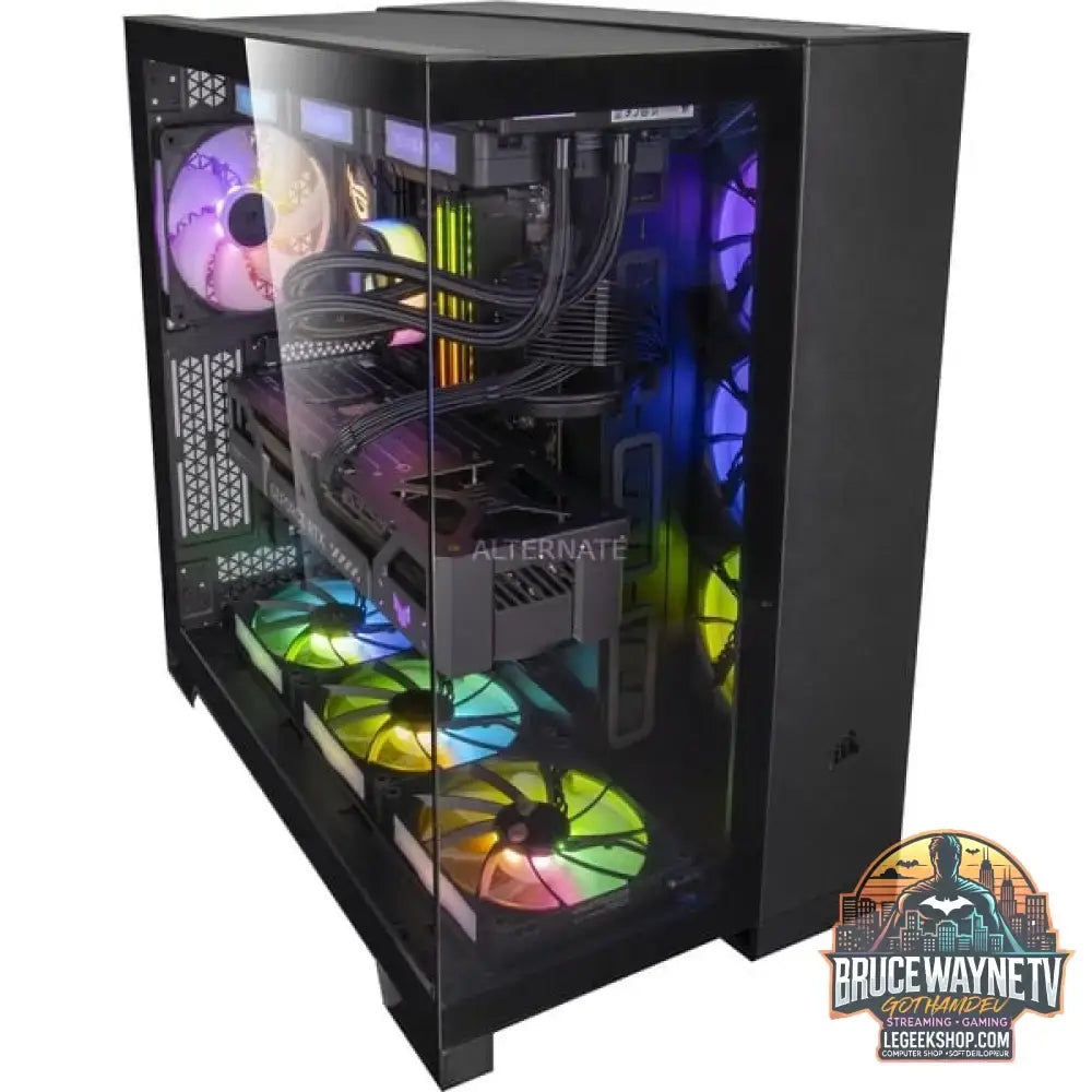 Custom PC Series • iCUE Red Madness Gaming-PC — vue 3