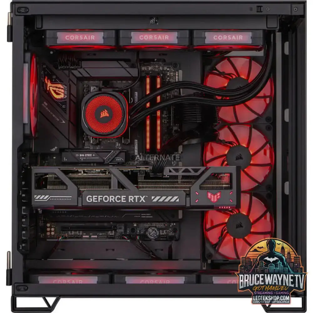 Custom PC Series • iCUE Red Madness Gaming-PC — vue 2