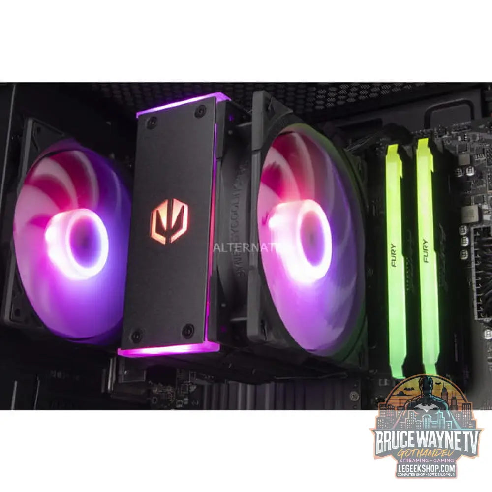 Custom PC Series • Red Hero Essentials Gaming-PC — vue 4