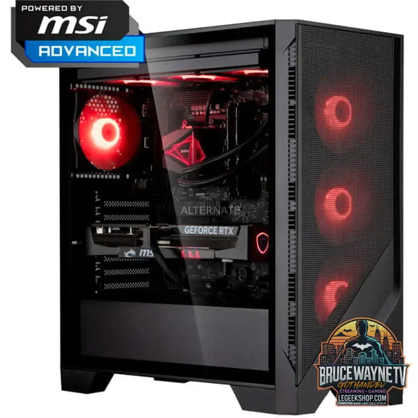 Custom PC Series • Red Lucky Elements, Gaming-PC — vue 2