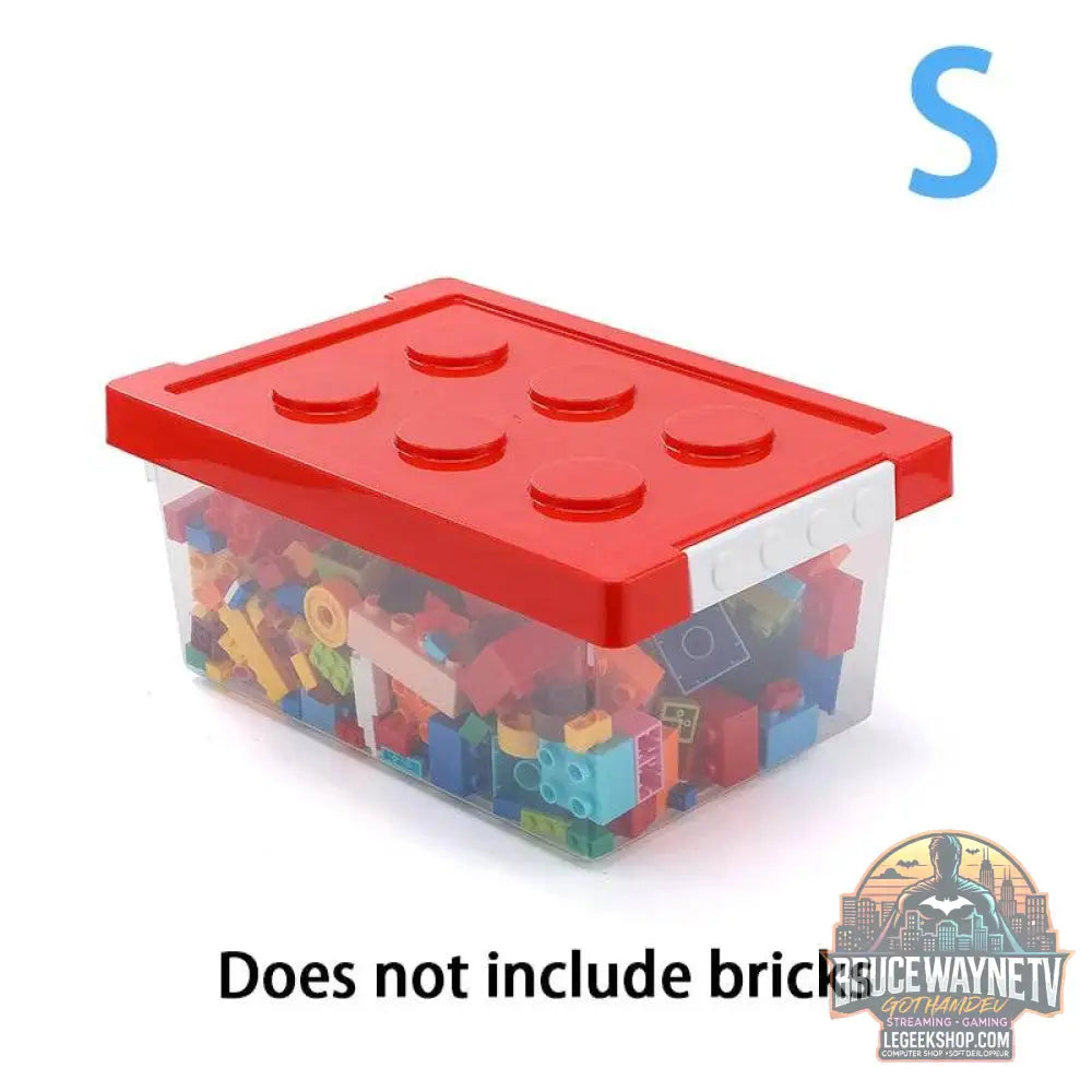 🧸 Boîte de Rangement Empilable – Organisateur Blocs de Construction & Jouets | Taille S ou L - Legeekshop