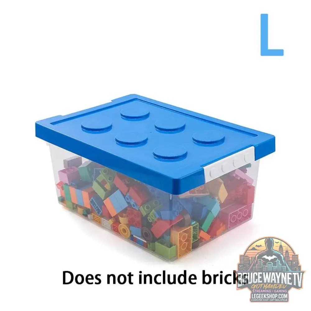 🧸 Boîte de Rangement Empilable – Organisateur Blocs de Construction & Jouets | Taille S ou L - Legeekshop