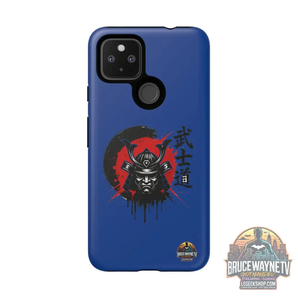 📱 samurai phone case Bleue foncé – coque renforcée Pixel & Galaxy 📱 - Phone Case