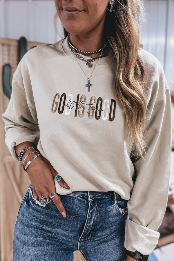 Sweat femme brodé, col rond · LC25321736-P2015 · LC25321736-P2015-L